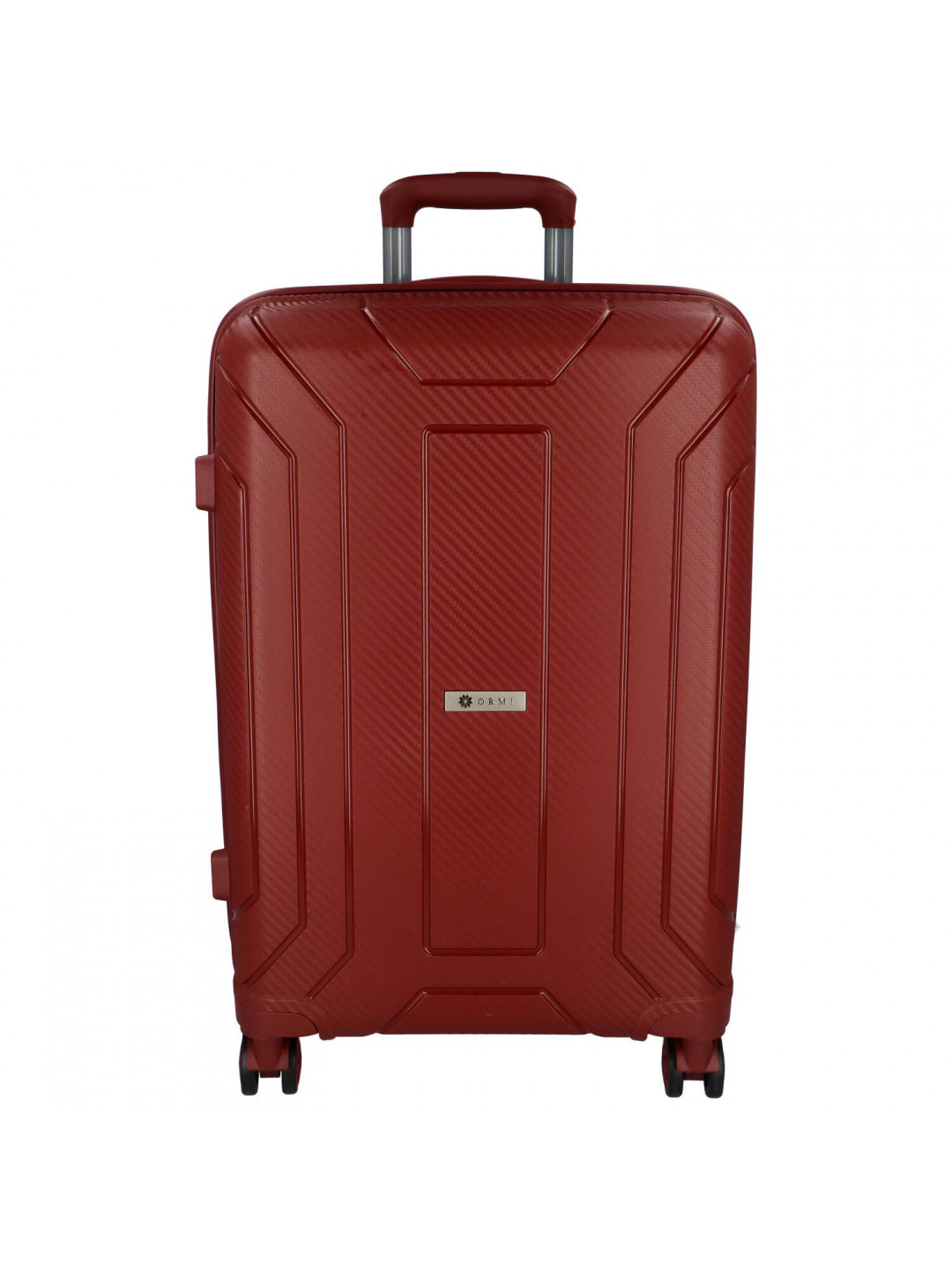 Cestovní plastový kufr Tulakk vel S burgundy